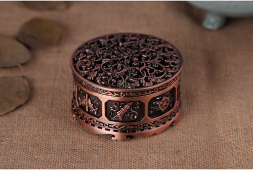 All-metal cloisonne enamel Tibetan incense burner