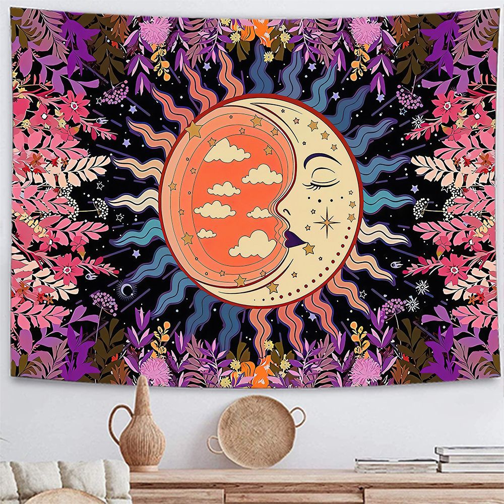Psychedelic Mushroom Tapestry Dream Plant Wall Tapestry Galaxy Space Tapestry Starry Sky Tapestry Wall Hanging
