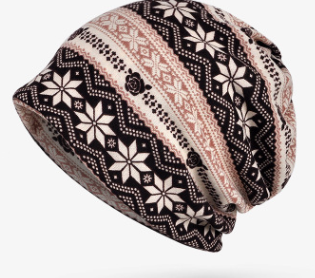 Women Bohemia Snowflake Hat Accessories