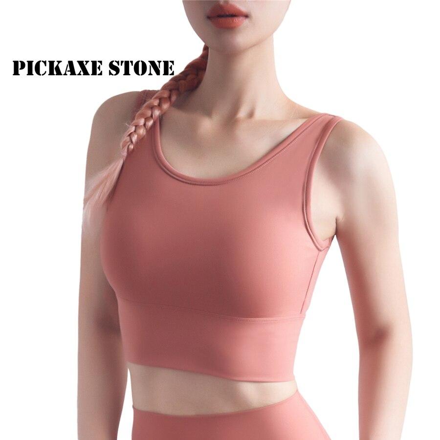 Full Cup Shockproof Sports Bra Gym Brassiere sport femme Fitness Push Up Sport Bra Yoga Tops U Back