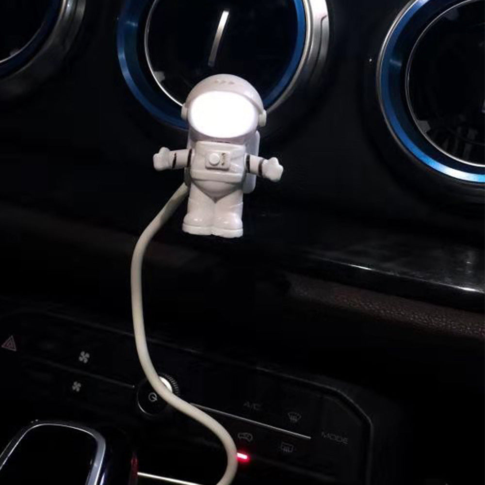 Portable USB Powered Night Light Astronaut Shape Reading Desk Lamp DC 5V LED Light For Computer Laptop PC Lighting Space Lovers