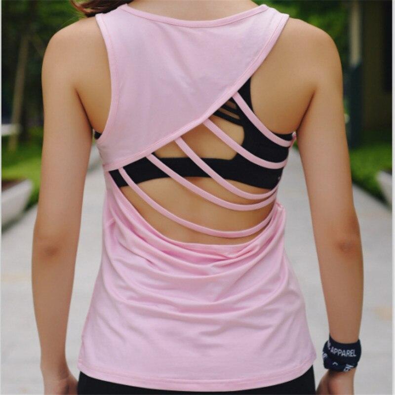 Professional Yoga Top Vest Sleeveless Sport Shirt Women Running Gym Shirt Women Sport Jerseys Fitness Yoga Shirt Tank Top