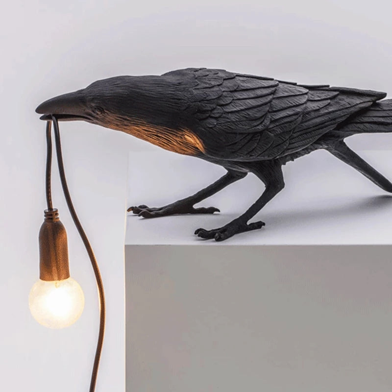 Lucky Bird Crow Wall Lamp Table Lamp Night Light Bedroom Bedside Living Room Wall Lamp Home Decoration