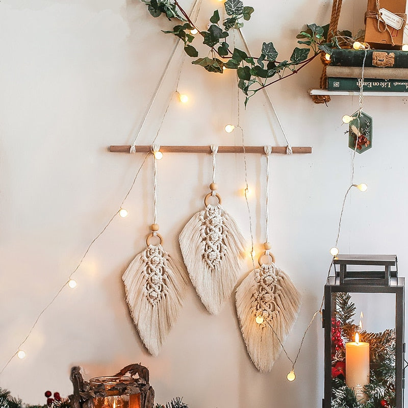 Star Moon Sun Dream Catcher Boho Home Wall Decor Girls Kids Nursery Garden Decoration Outdoor Gifts With Light