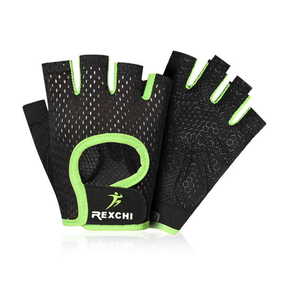 Summer men/women fitness gloves gym weightlifting cycling yoga bodybuilding training thin breathable non-slip half finger gloves