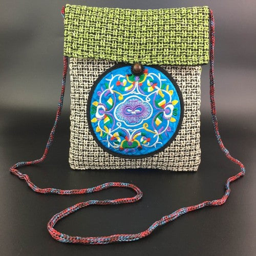 Classic national style embroidery bag embroidery retro rag casual lady one-shoulder bag small bag oblique bag