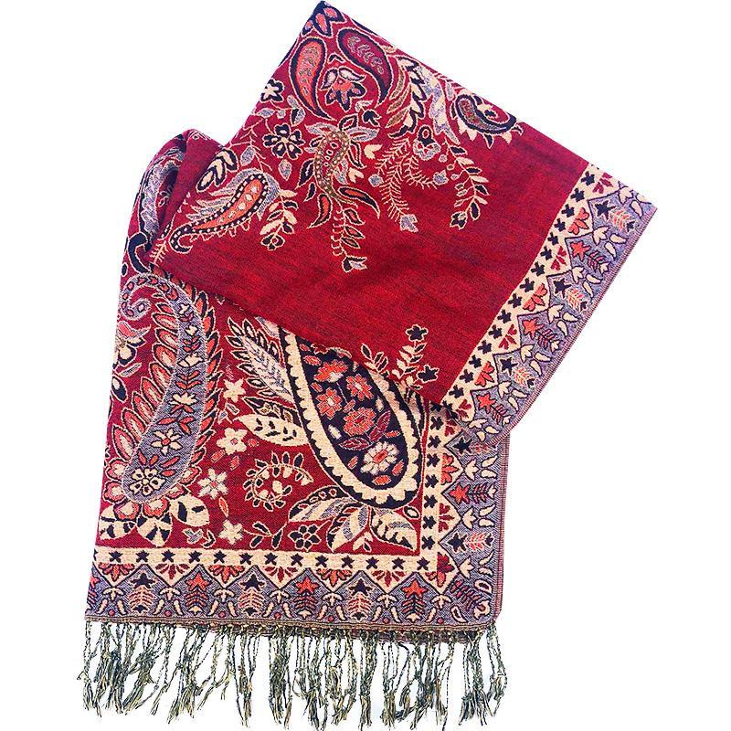 Ethnic spring and summer shawl women's sunscreen scarf Tibet desert warm cloak in autumn and winter
