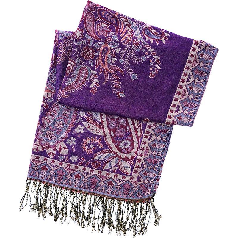 Ethnic spring and summer shawl women's sunscreen scarf Tibet desert warm cloak in autumn and winter