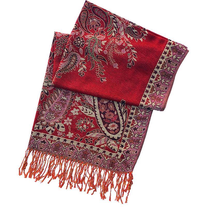 Ethnic spring and summer shawl women's sunscreen scarf Tibet desert warm cloak in autumn and winter