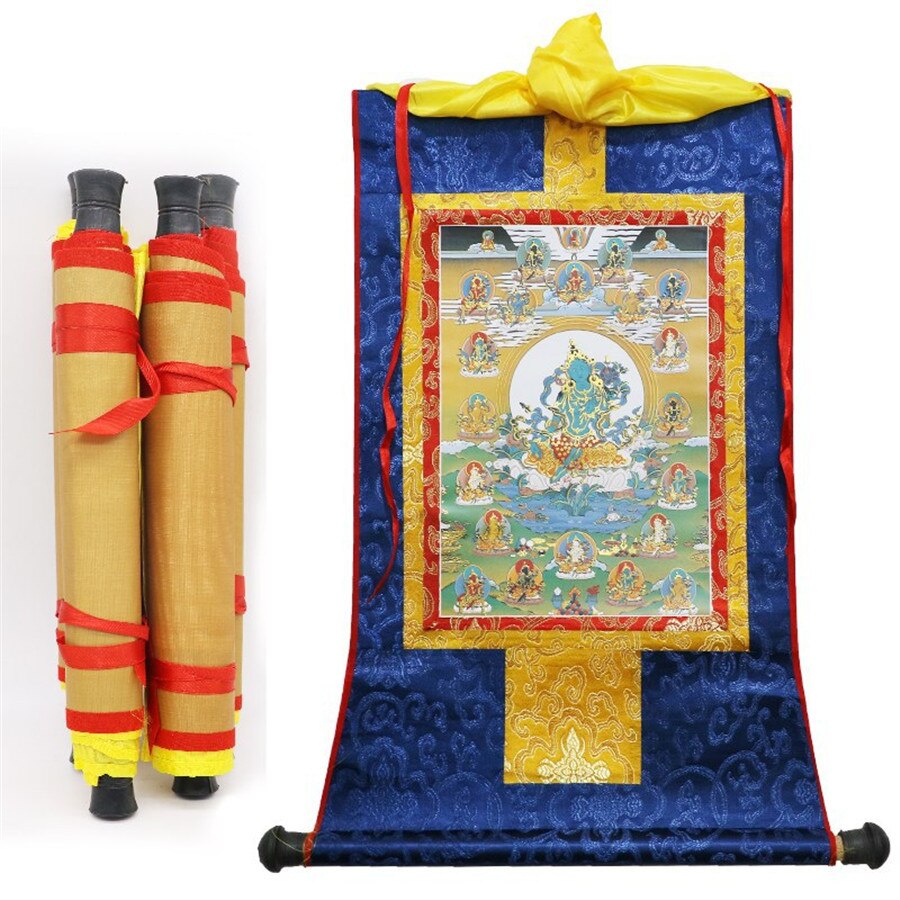 Tibetan Thangkas Tibetan Hand Painted Buddhism Accessories Religious Scroll Wall Painting Decoration Home