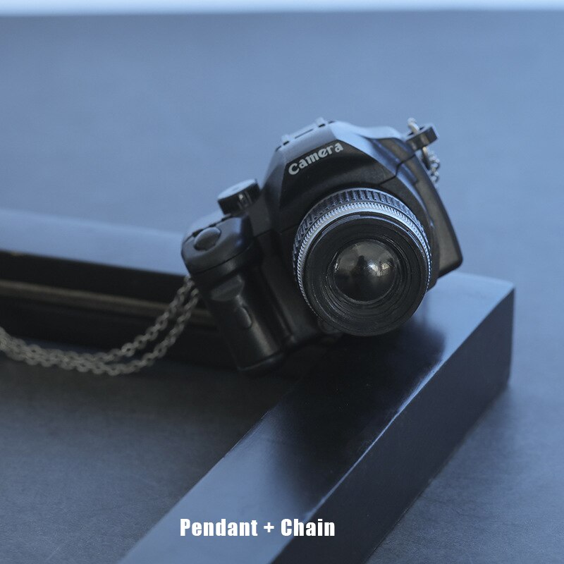 Vintage Camera Pendant Necklace Long Chain Punk Jewelry for Women Man Light Glowing Camera Chains Necklaces Friendship Gifts