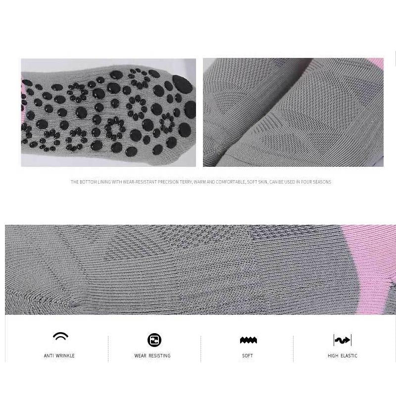 Women Sports Fitness Yoga Socks Round Head Cotton Non-Slip Breathable Sports Socks Ventilation Pilates Ballet Socks Dance Sock