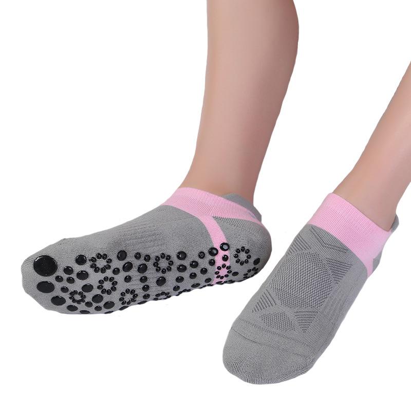 Women Sports Fitness Yoga Socks Round Head Cotton Non-Slip Breathable Sports Socks Ventilation Pilates Ballet Socks Dance Sock