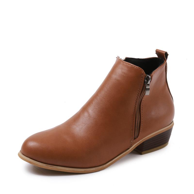 Women Sexy Low Heels Ankle Boots