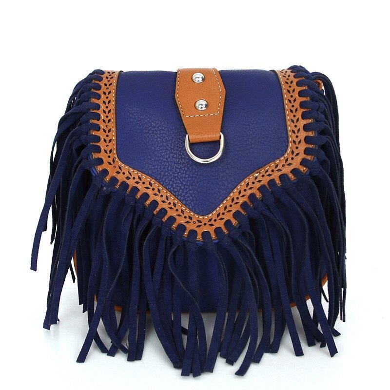 Womens' Pouch Tassel Shoulder Bag Vintage Handbag Crossbody Bags for Women Large Capacity Messenger Bags