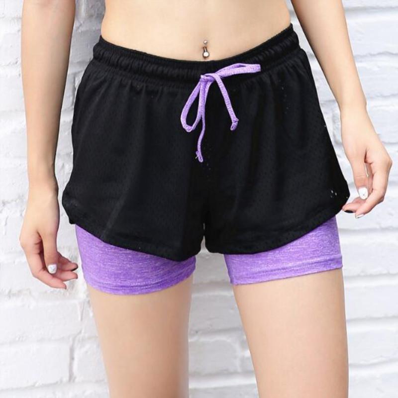 Womens Yoga Shorts Running Tights Short Women's Gym Cool Woman Sports Short Fitness Ladies Running Shorts Sportswear