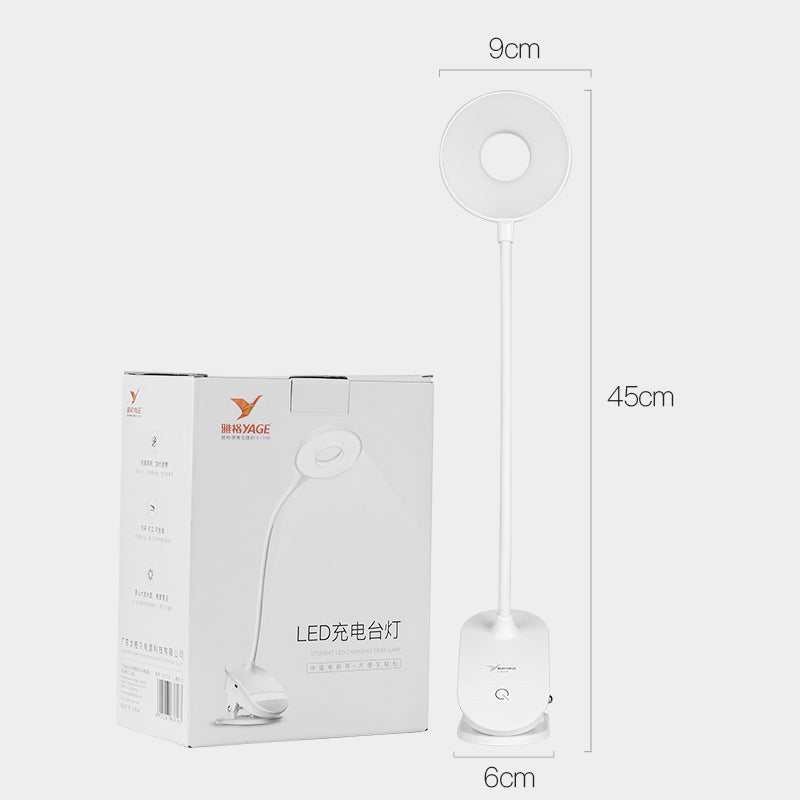 Flexo Table Lamp Led Desk Lamp Touch Clip Study Lamps Flexible Gooseneck Desktop USB Light Rechargeable 18650 Battery