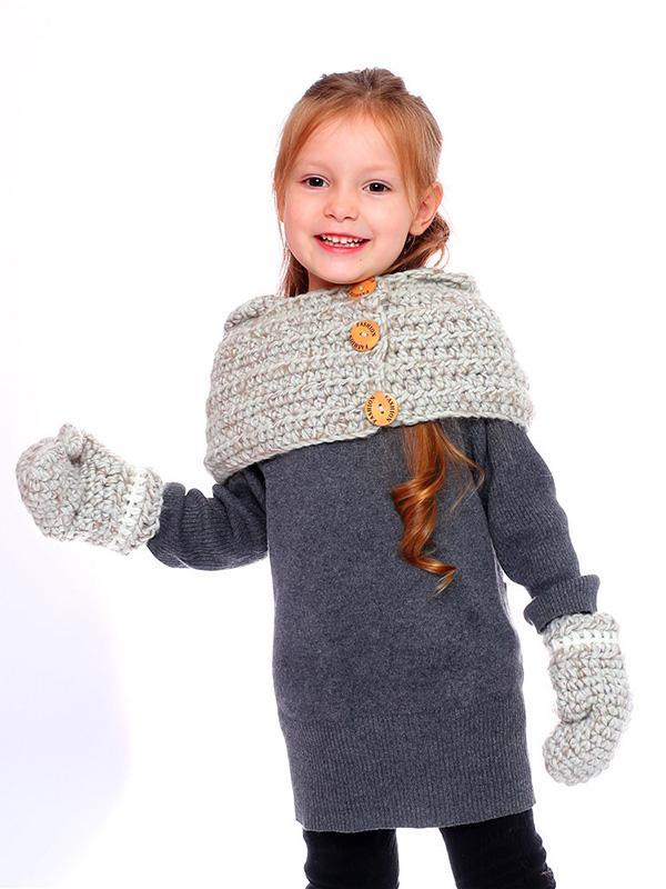 Super Cute Knitted Elk Single Button Hat Glove Accessories