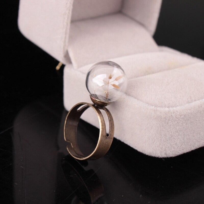 Dandelion Flower Seed Resizable Rings