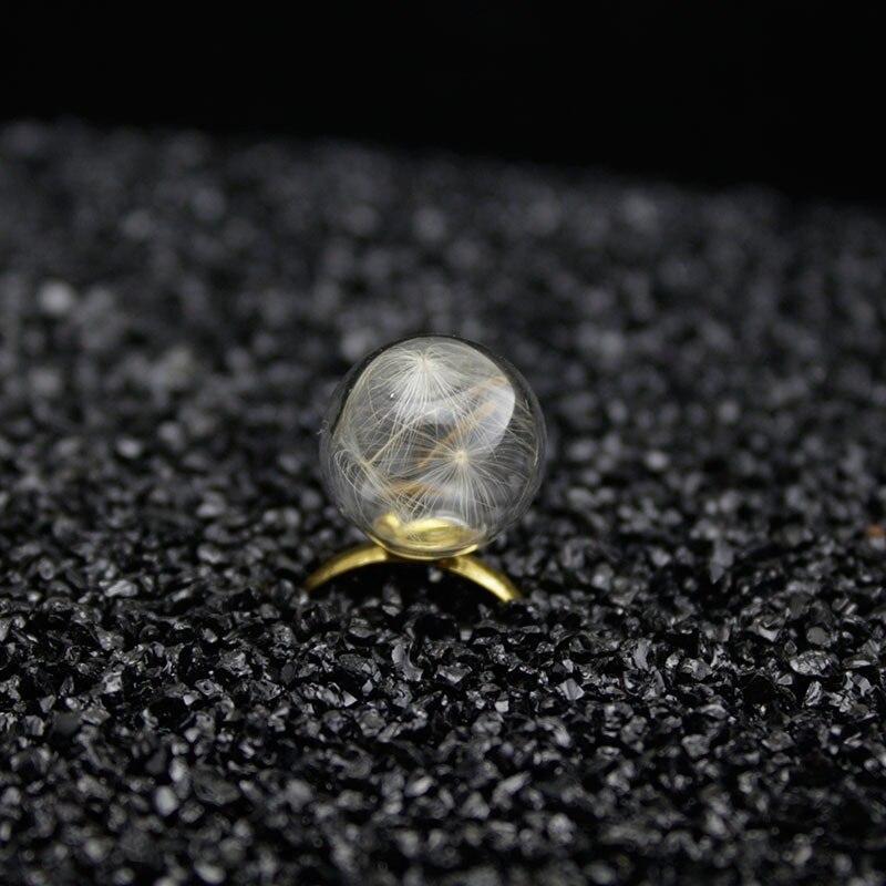 Dandelion Flower Seed Resizable Rings