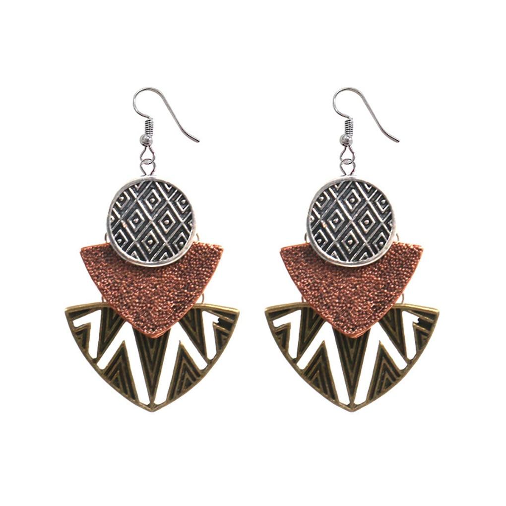 Women Multilayer Dangle Geometric Earring