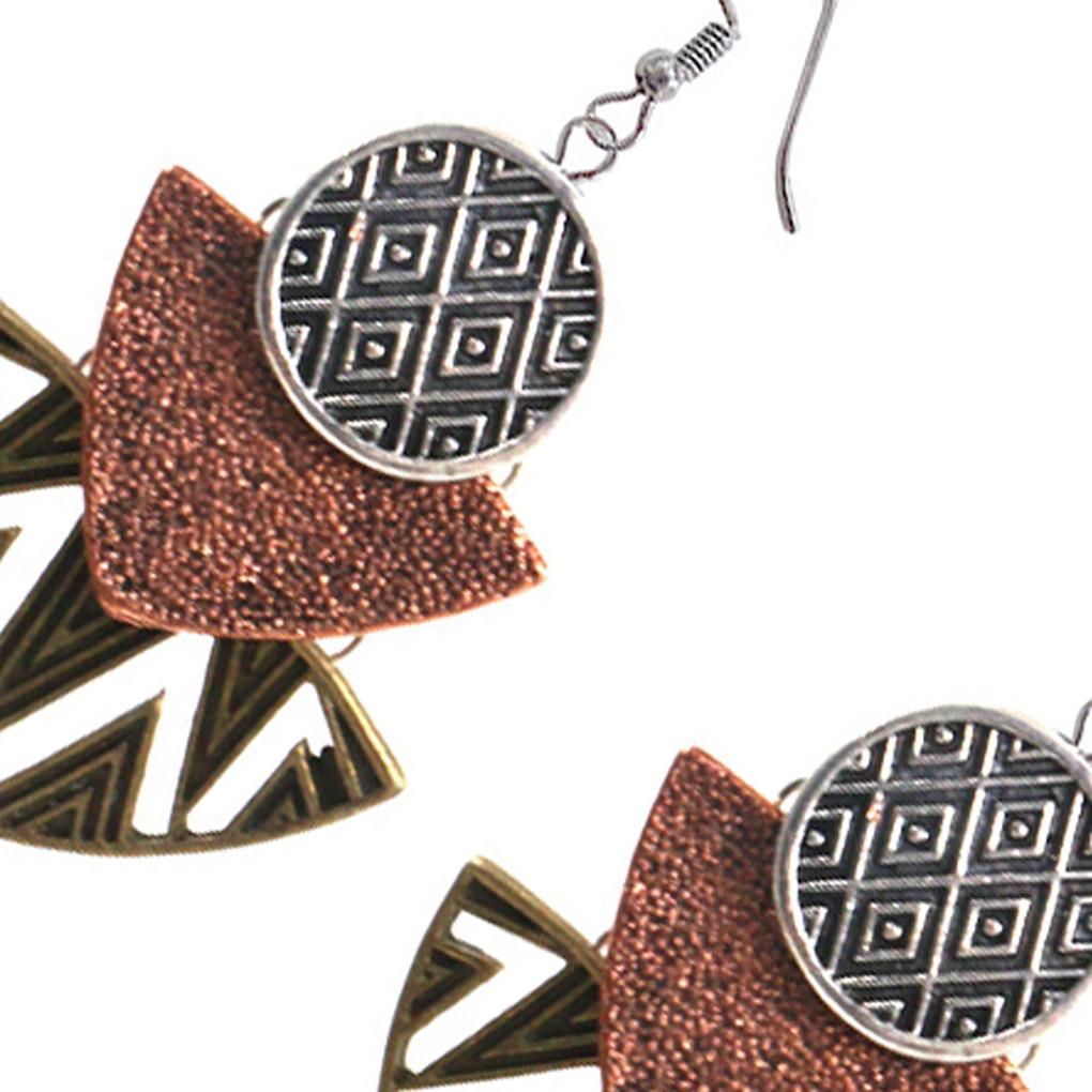 Women Multilayer Dangle Geometric Earring