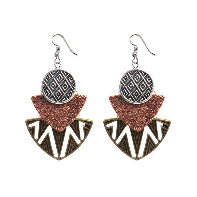 Women Multilayer Dangle Geometric Earring