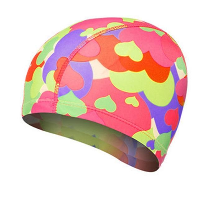 Long Hair swimming cap Suitable swimming pool Spa Stretchable Swim Cap Elastic Waterproof Hat
