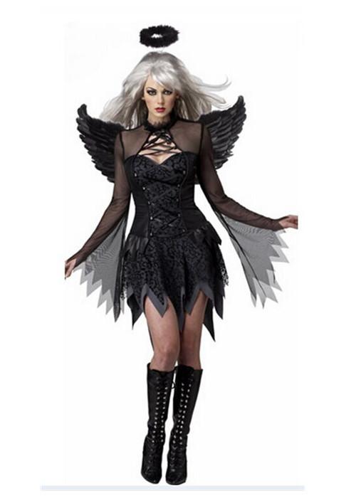 Halloween Angel Demon Cosplay Costume Dress