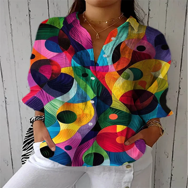 2025 New Retro Floral Art Print Casual Linen Shirt Fashionable Pretty Shirt Fast Shipping