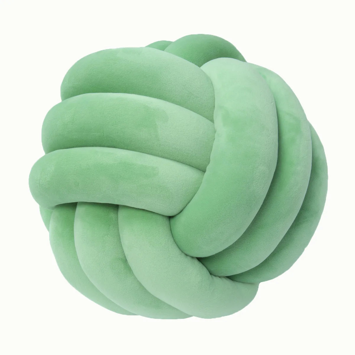 Soft Knot Ball Pillows Round Throw Pillow Cushion Kids Home Decoration Plush Pillow Throw Knotted Pillow Handmade