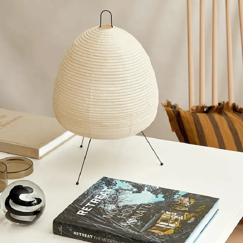 Japanese Rice Paper Lantern Led Table Lamp Living Room Bedroom Bedside Study Hotel Homestay Art Creative Decor Tripod Floor Lamp