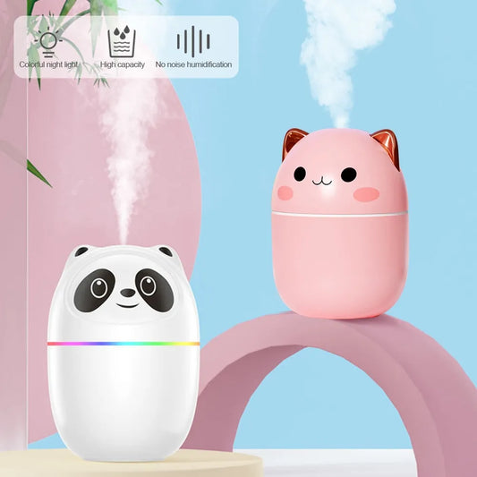 Kitten And Bear HumidifierCute Air Humidifier Aromatherapy Humidifiers Diffusers Essential Oil Diffuser Home Car Air Purifier