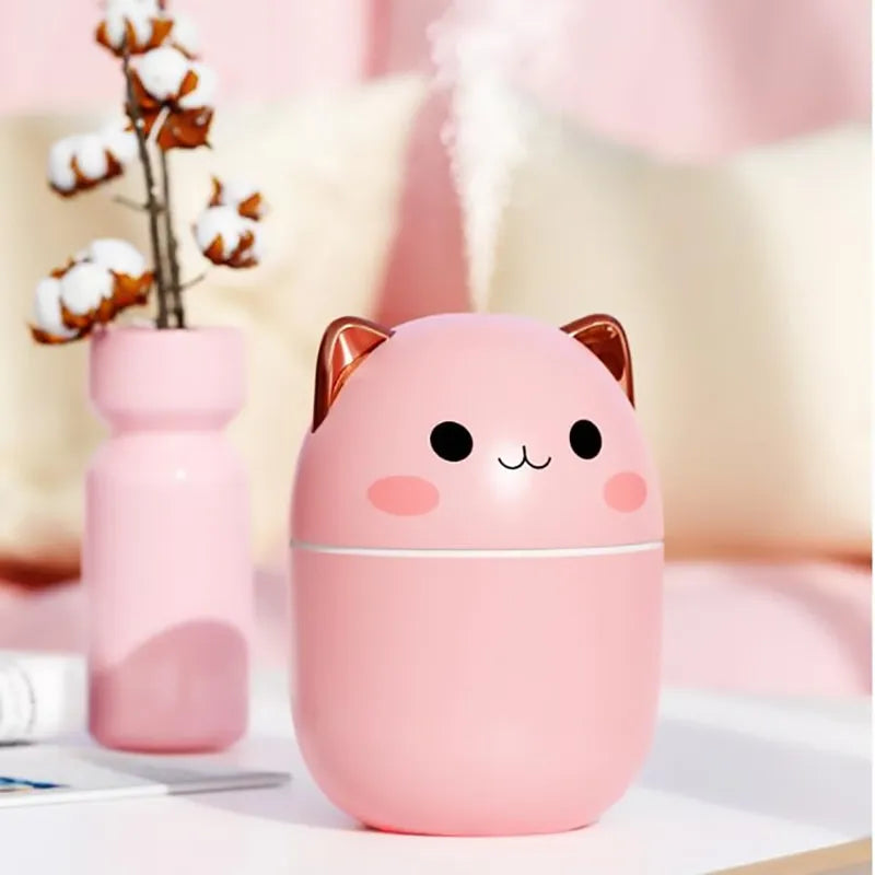 Kitten And Bear HumidifierCute Air Humidifier Aromatherapy Humidifiers Diffusers Essential Oil Diffuser Home Car Air Purifier