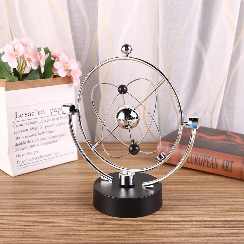 Newton Pendulum Ball Balance Ball Rotating Perpetual Motion Physical Science Pendulum Toy Physics Tumbler Craft Home Decoration