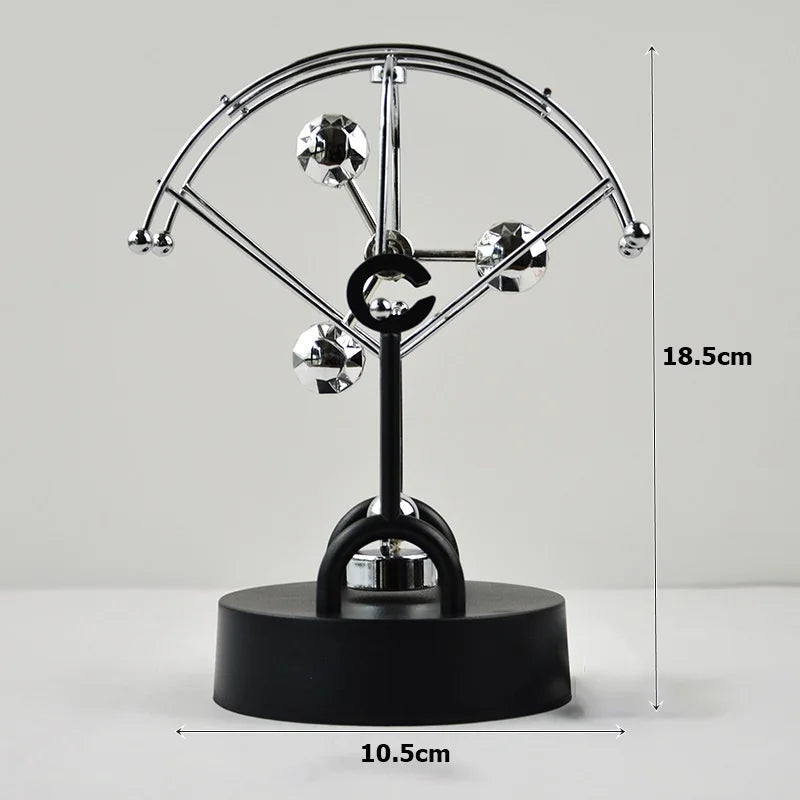 Newton Pendulum Ball Balance Ball Rotating Perpetual Motion Physical Science Pendulum Toy Physics Tumbler Craft Home Decoration