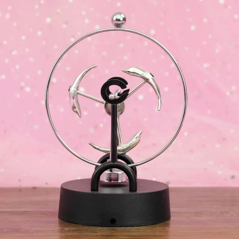 Newton Pendulum Ball Balance Ball Rotating Perpetual Motion Physical Science Pendulum Toy Physics Tumbler Craft Home Decoration