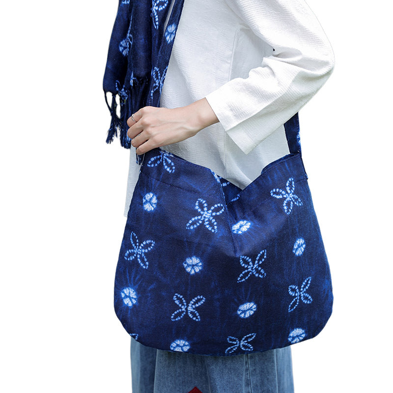 New Summer Tie Dyed Bag, Batik Dyed Ethnic Style Bag