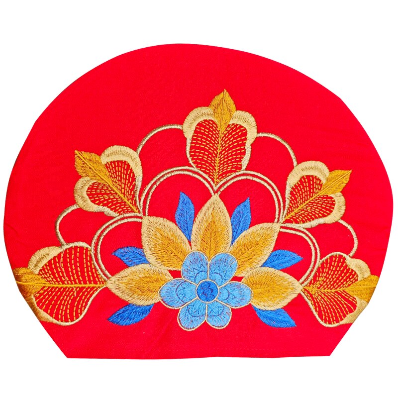 Ethnic Style Embroidered Headscarf Hat Single-layer Small Hat Thin Headgear Hat