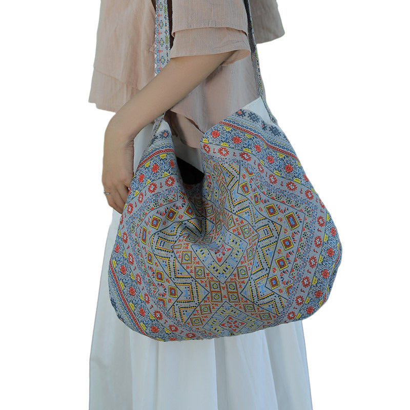 New Summer Tie Dyed Bag, Batik Dyed Ethnic Style Bag