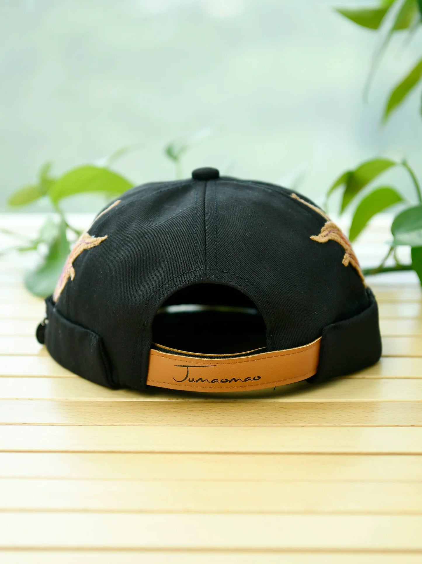 Ethnic Style Embroidery Fringed Hat Retro Personality Brimless Spring and Summer Yuppie Watermelon Hat Trendy Landlord Melon Fur Hat