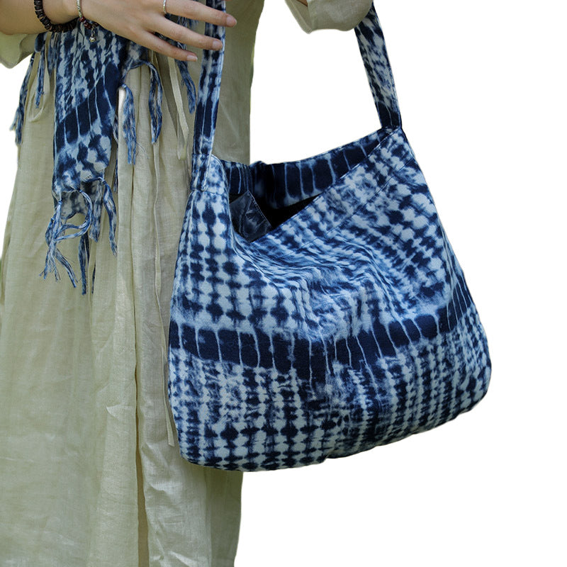 New Summer Tie Dyed Bag, Batik Dyed Ethnic Style Bag