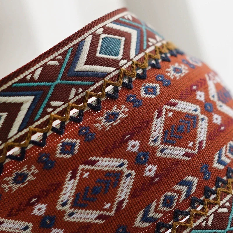 Variable Width Exquisite Embroidery Ethnic Style Headband, Wide Edge Headband Women's New Model