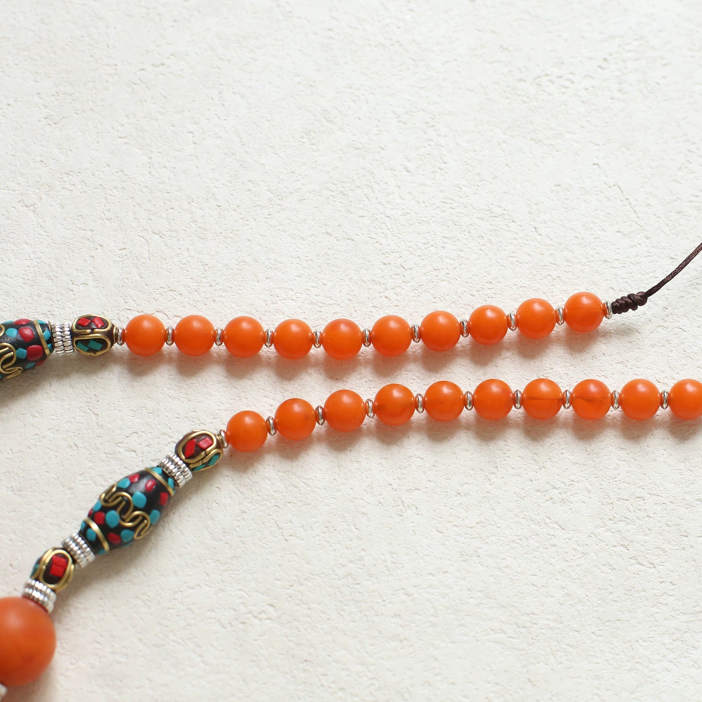 Tibetan Jewelry Nepalese Necklace, Tibetan Beeswax Necklace Original Design Ethnic Style