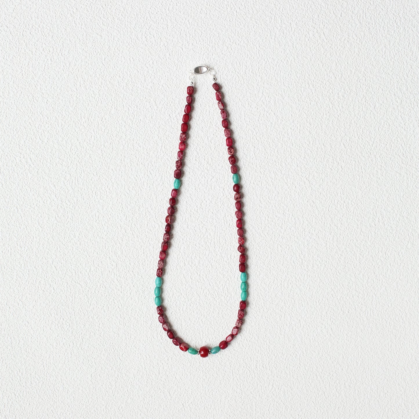 Tibetan Colored Turquoise Bodhi Bead Necklace, Lhasa Ethnic Style Jewelry, Original Design Tibetan Clothing Accessories Women