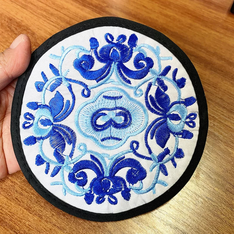 Ethnic Style Embroidery Coaster Characteristics Handicrafts Small Gifts