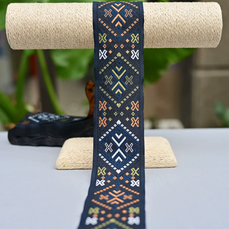 Brocade Pattern Cultural Pattern Elements Lace Webbing DIY Ethnic Clothing Accessories Fabric Fabric
