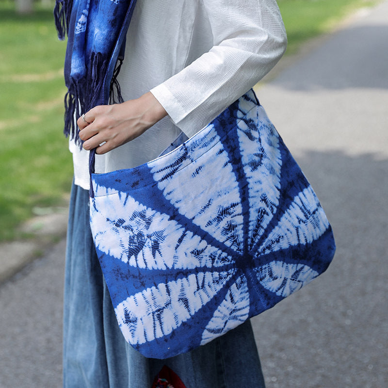 New Summer Tie Dyed Bag, Batik Dyed Ethnic Style Bag