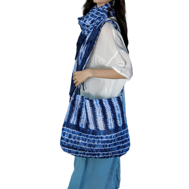 New Summer Tie Dyed Bag, Batik Dyed Ethnic Style Bag