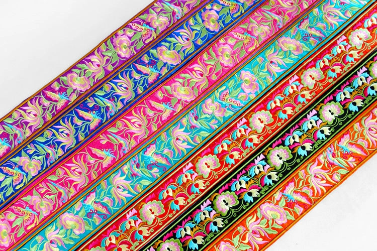 Colorful Embroidery, Wide Waistband, Women's Decorative Ethnic Style Clothing, Dress, Women's Waist, Versatile Slim Fitting Belt